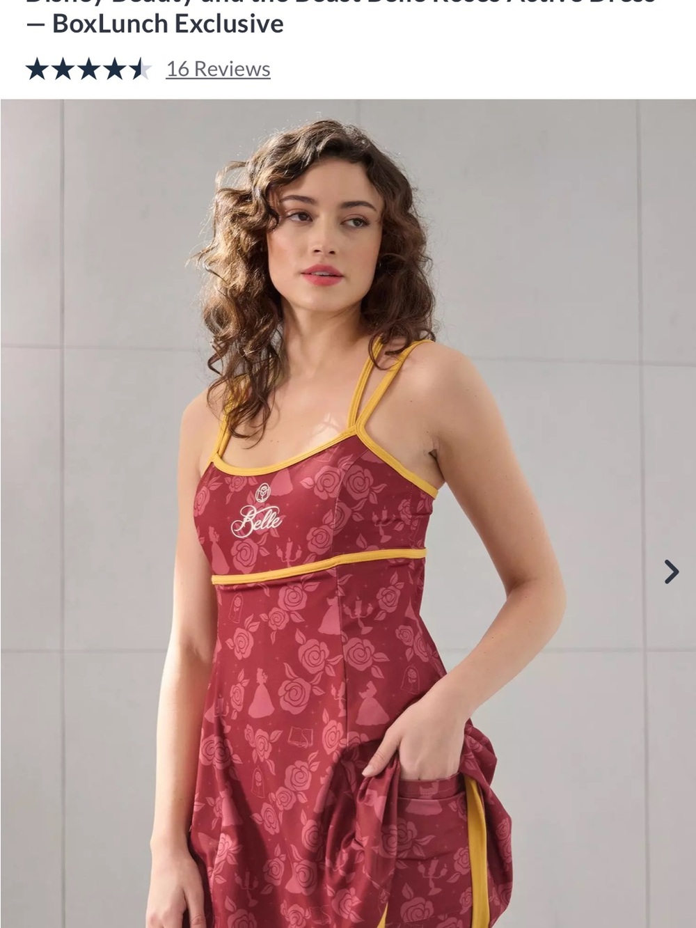 Belle Burgundy Floral Mini Dress with Yellow Trim